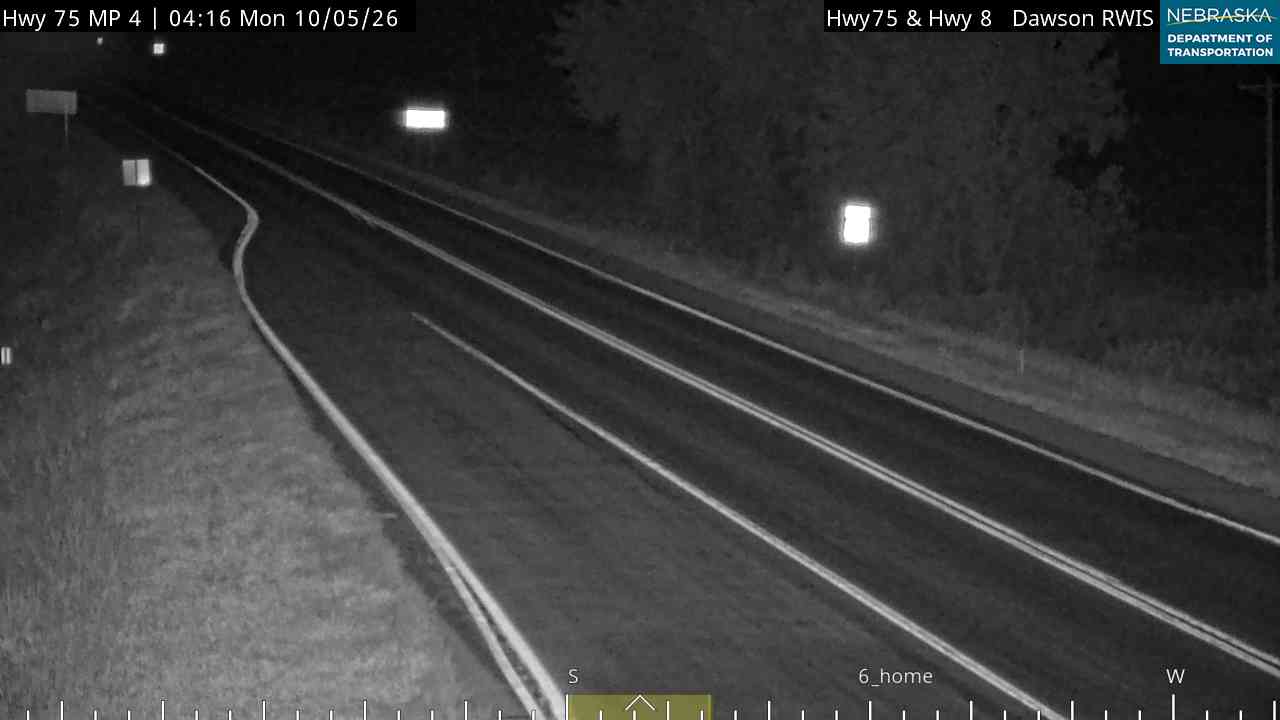 US 75 S of Dawson (South) live camera view