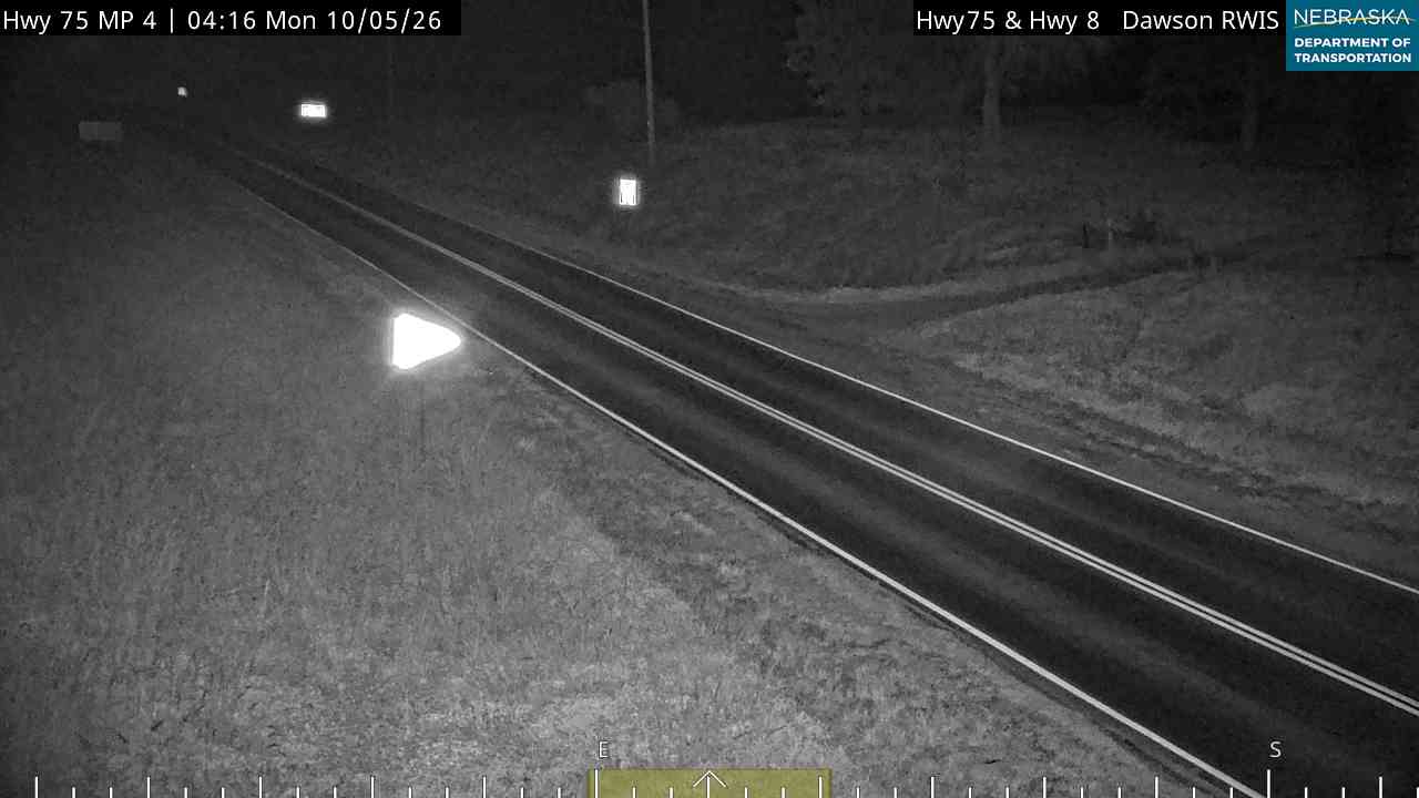 US 75 S of Dawson (East) live camera view