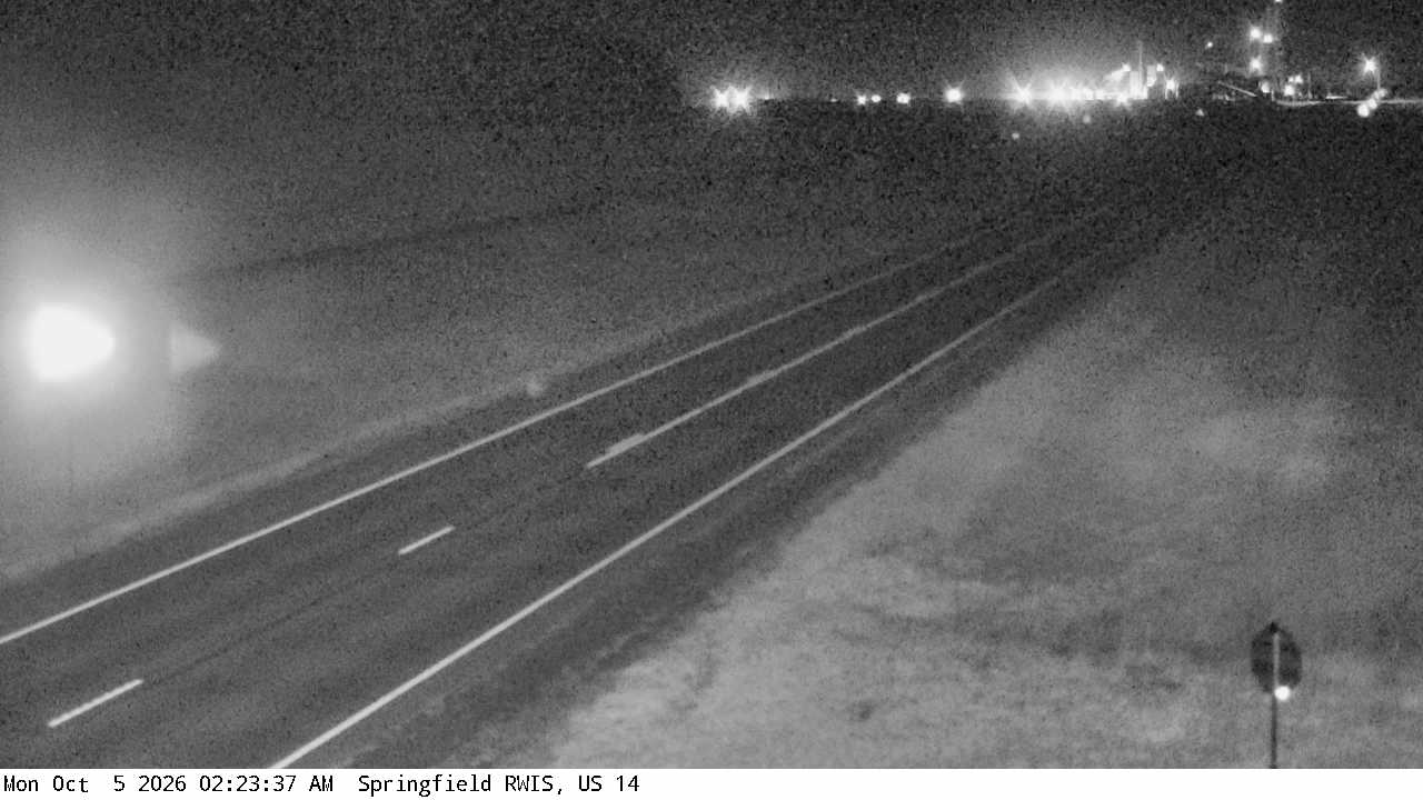 U.S.14 (Springfield - MP 80.7) View 3 live camera view