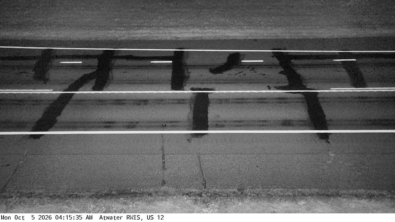 U.S.12 (Atwater - MP 85.4) View 1 live camera view
