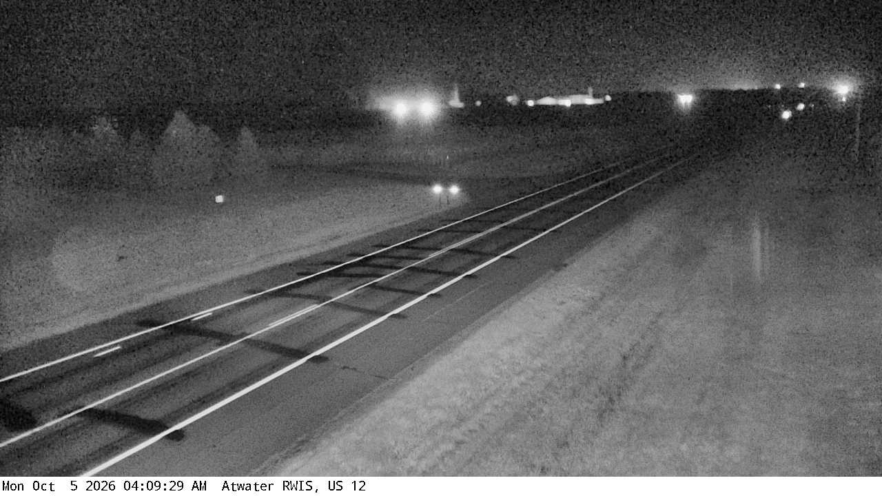 U.S.12 (Atwater - MP 85.4) View 2 live camera view