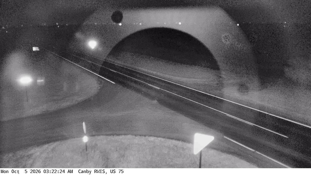 U.S.75 (Canby - MP 84.0) View 2 live camera view