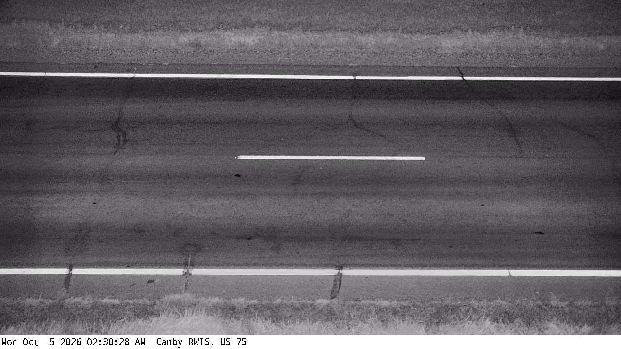 U.S.75 (Canby - MP 84.0) View 3 live camera view