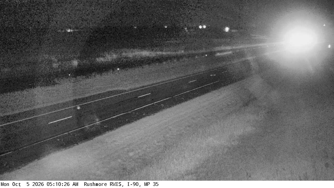I-90 EB (Rushmore - MP 35) View 5 live camera view