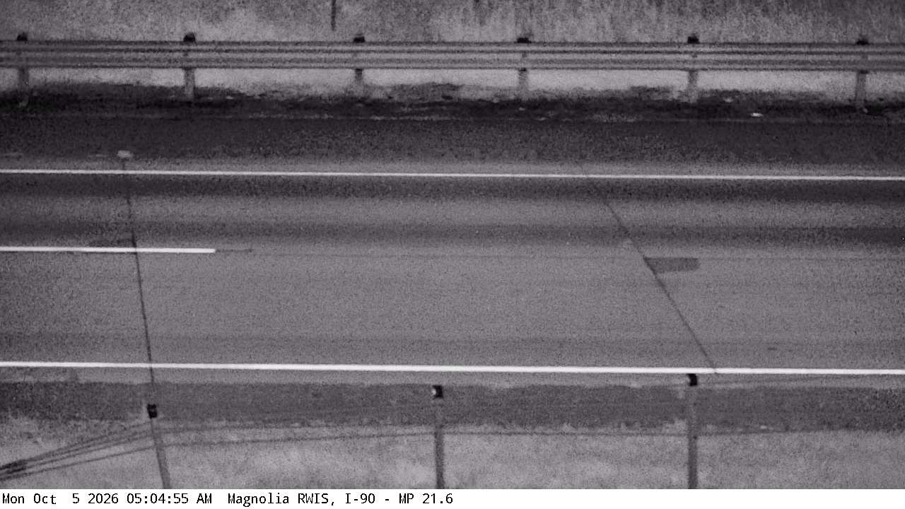 I-90 EB (Magnolia - MP 21.6) View 4 live camera view