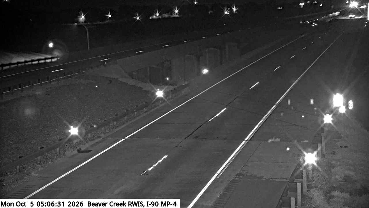 I-90 EB (Beaver Creek - MP 4) View 5 live camera view