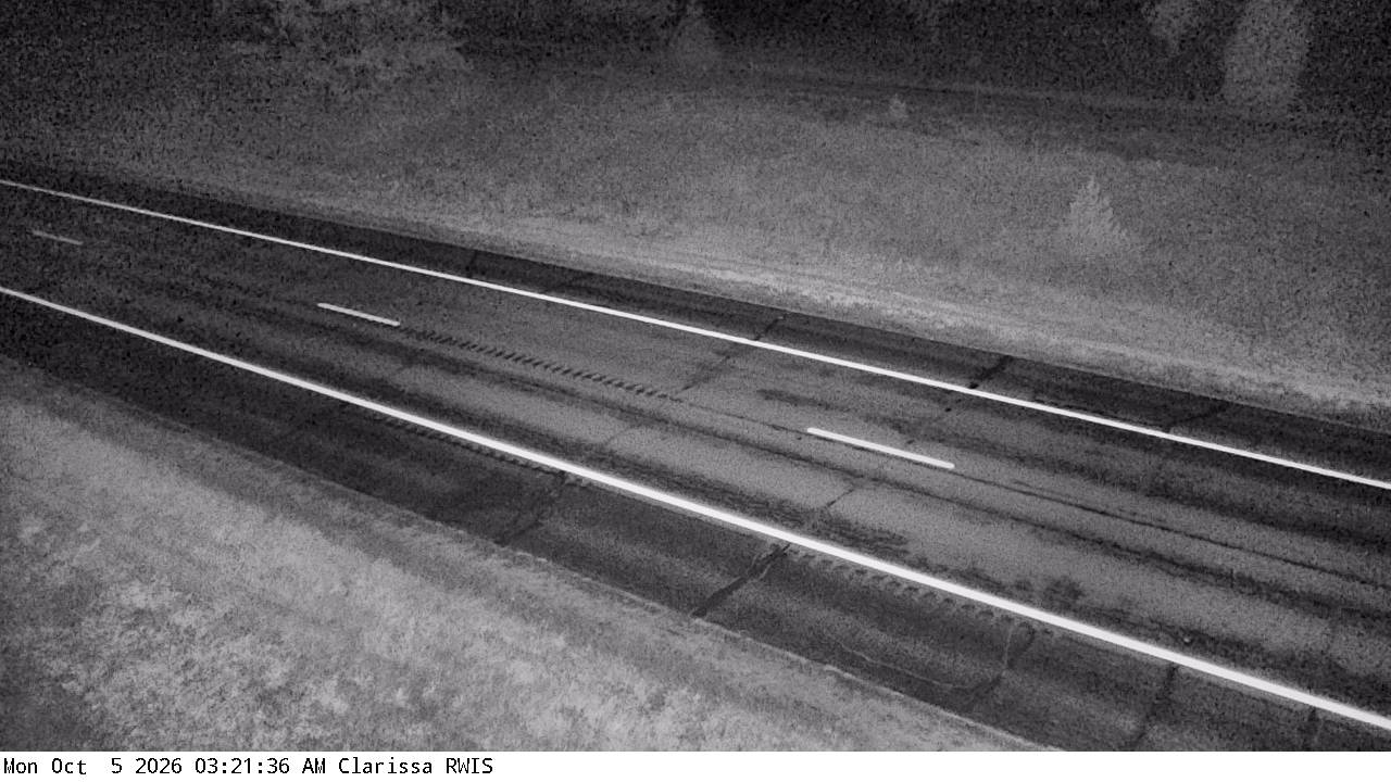 U.S.71 (Clarissa - MP 197.5) View 2 live camera view