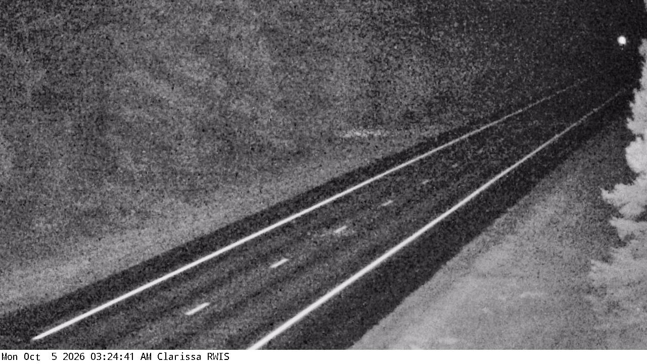 U.S.71 (Clarissa - MP 197.5) View 3 live camera view