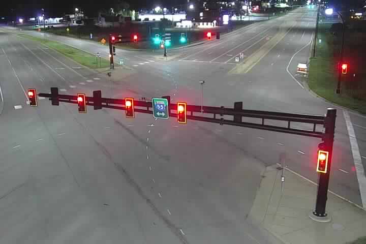 T.H.55 EB @ T.H.25 NB live camera view