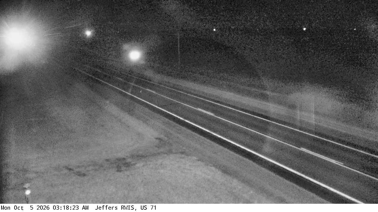 U.S.71 (Jeffers - MP 43) View 3 live camera view