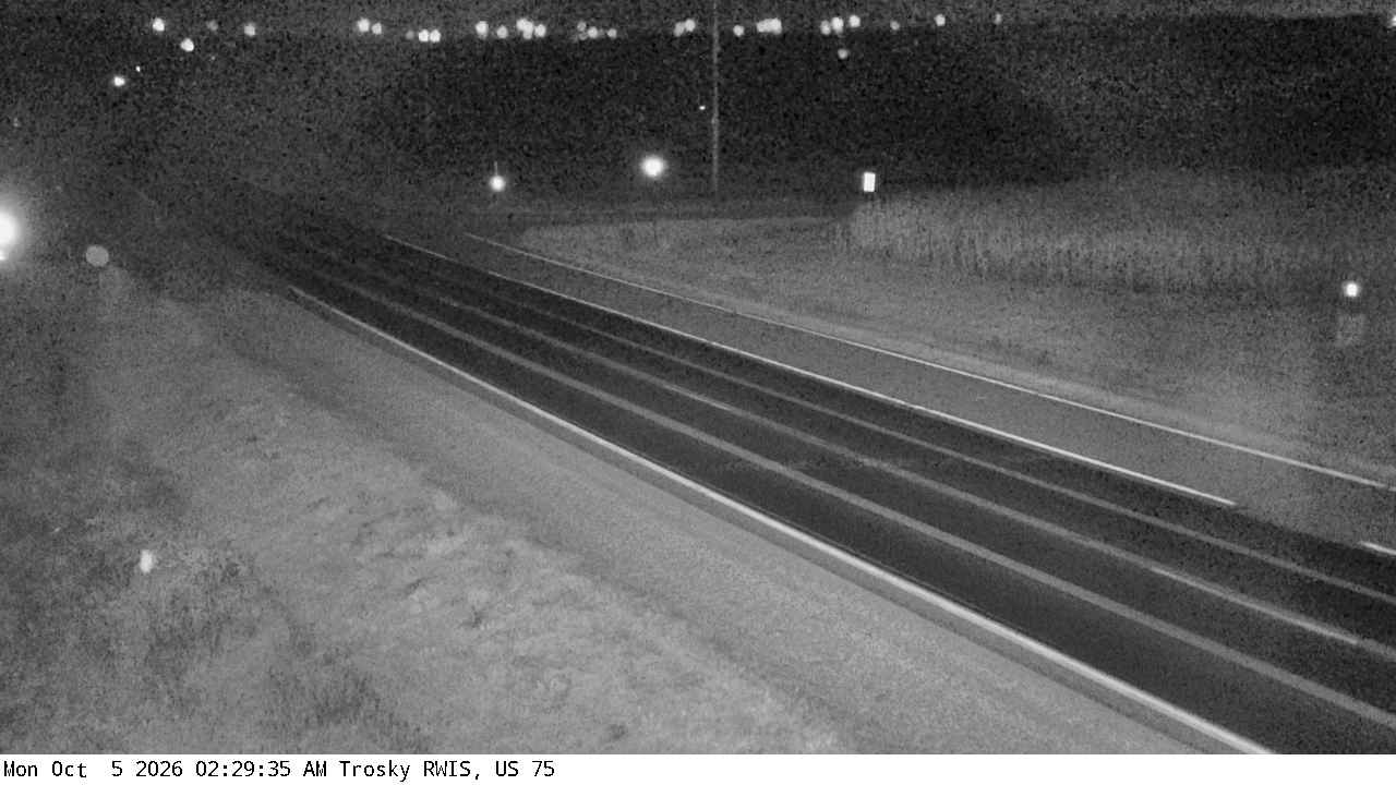U.S.75 (Trosky - MP 30.3) View 3 live camera view