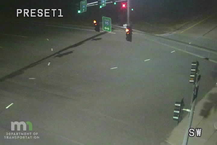 T.H.95 NB N of T.H.36 live camera view