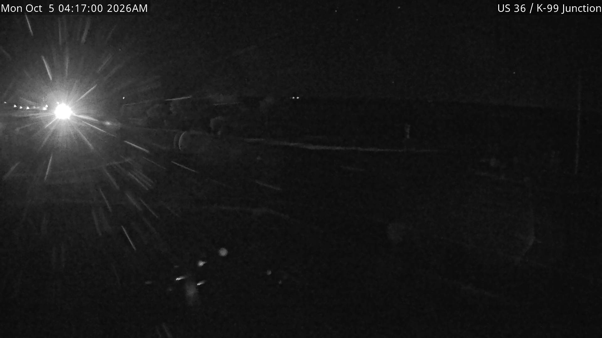 US-36 East of Home - Jct.US-36/K-99 live camera view
