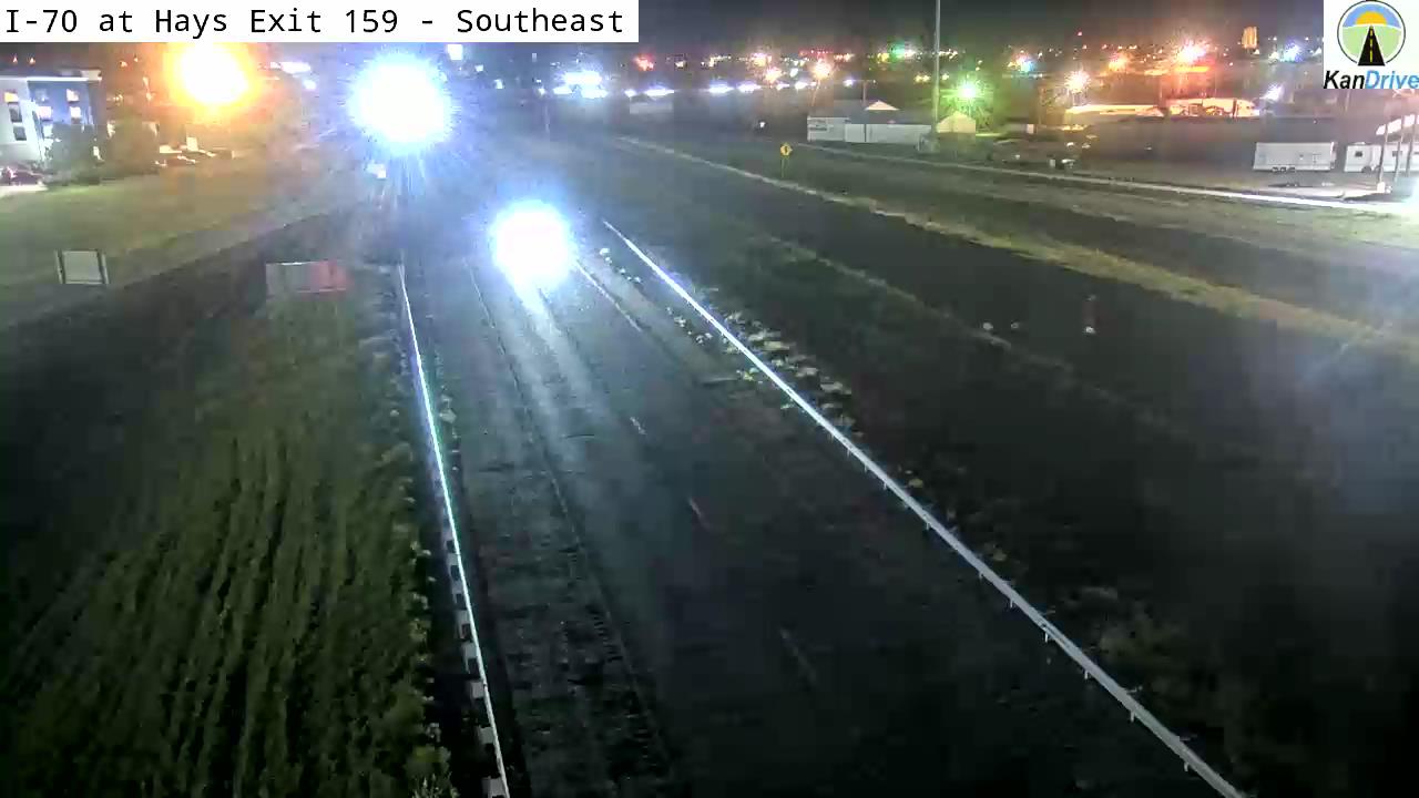 I-70 at Hays Exit 159 live camera view