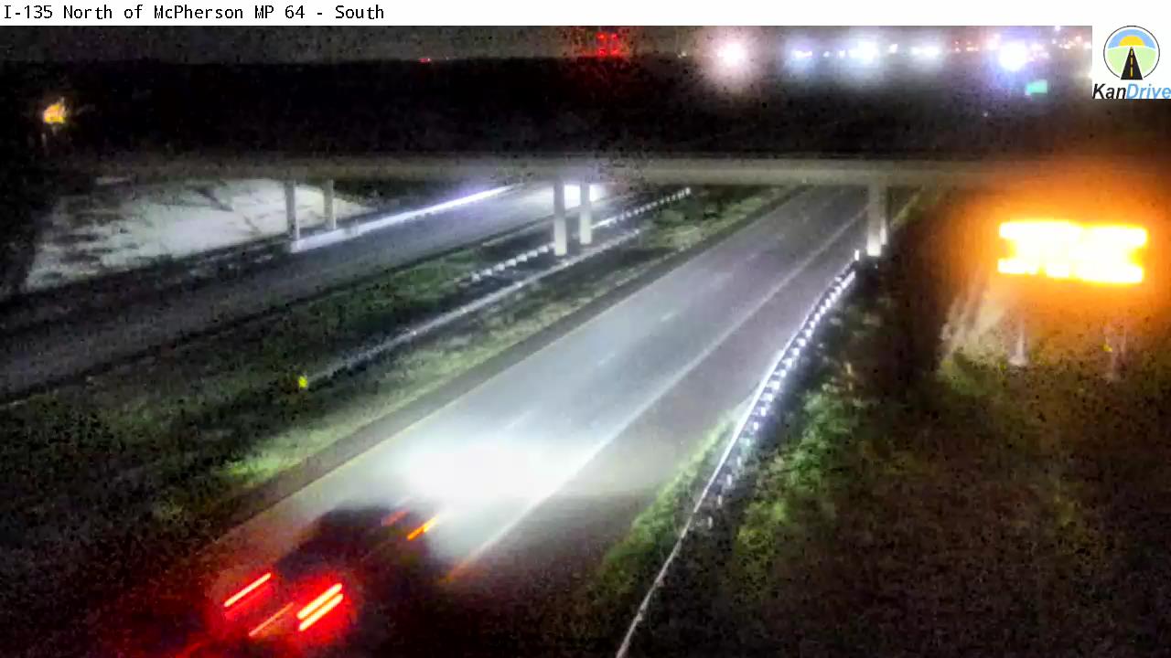 I-135 north of McPherson live camera view