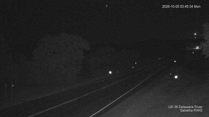 US-36 at Sabetha - Bridge over Delaware River live camera view