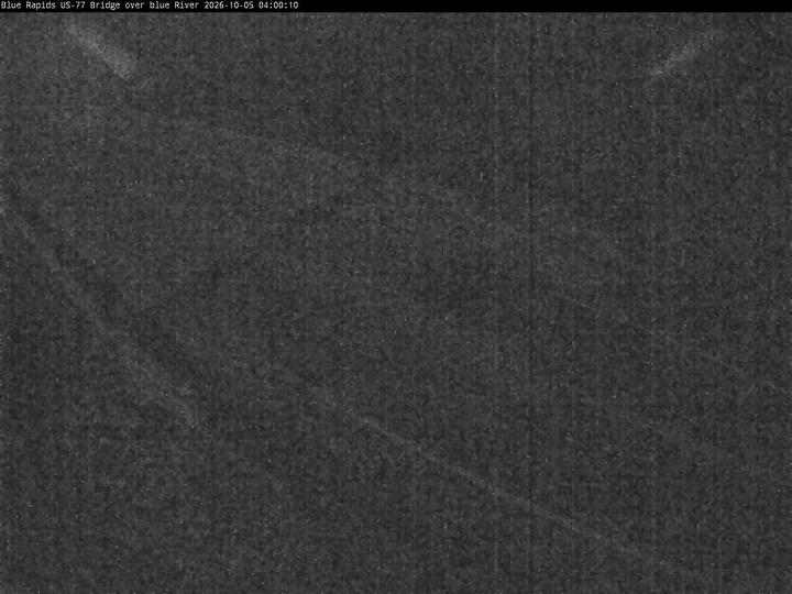 US-77 at Blue Rapids - Bridge over Blue River live camera view