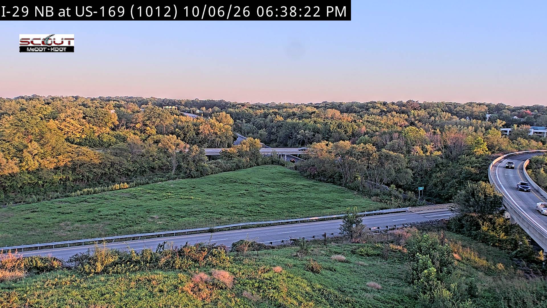 I-29 N @ at 169 Hwy live camera view
