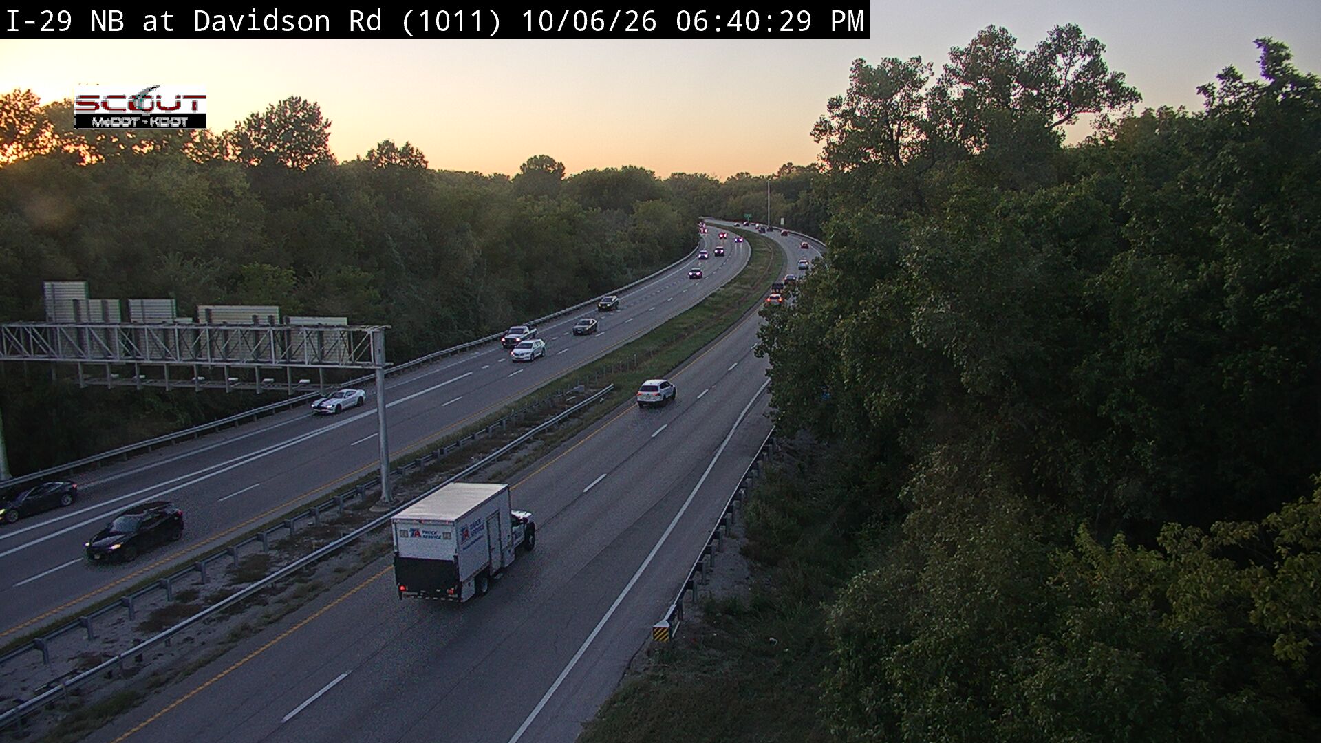 I-29 N @ at Davidson Rd live camera view