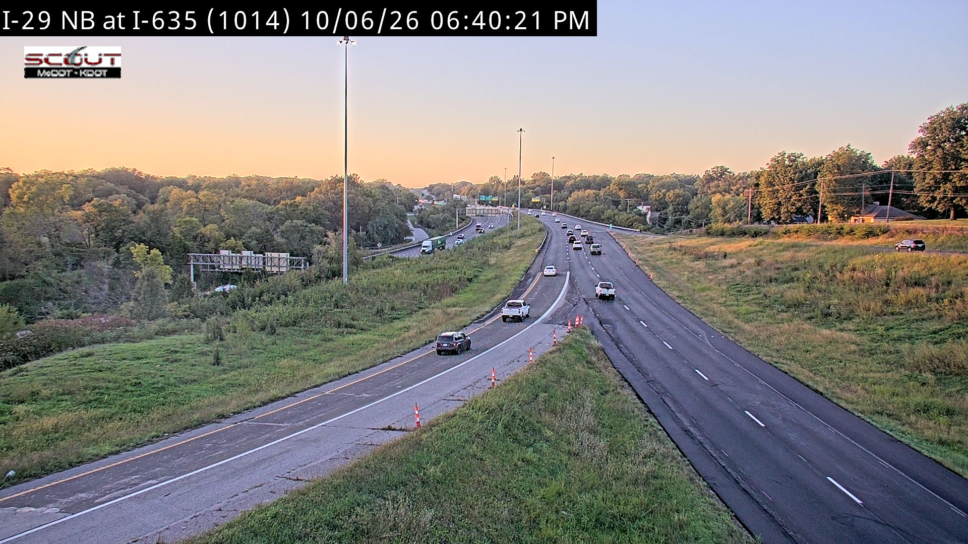 I-29 N @ at I-635 live camera view