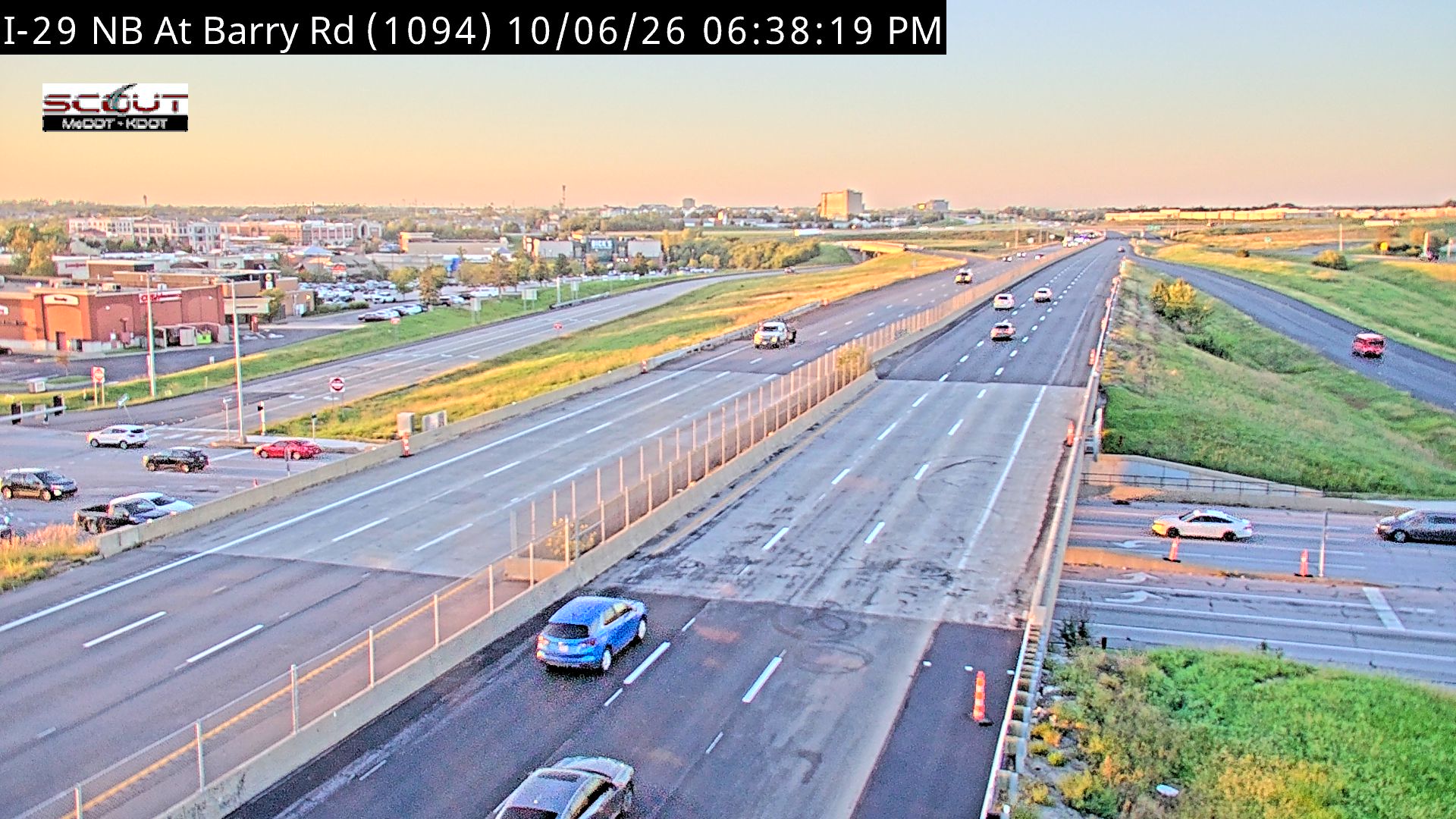 I-29 N @ Barry Road live camera view
