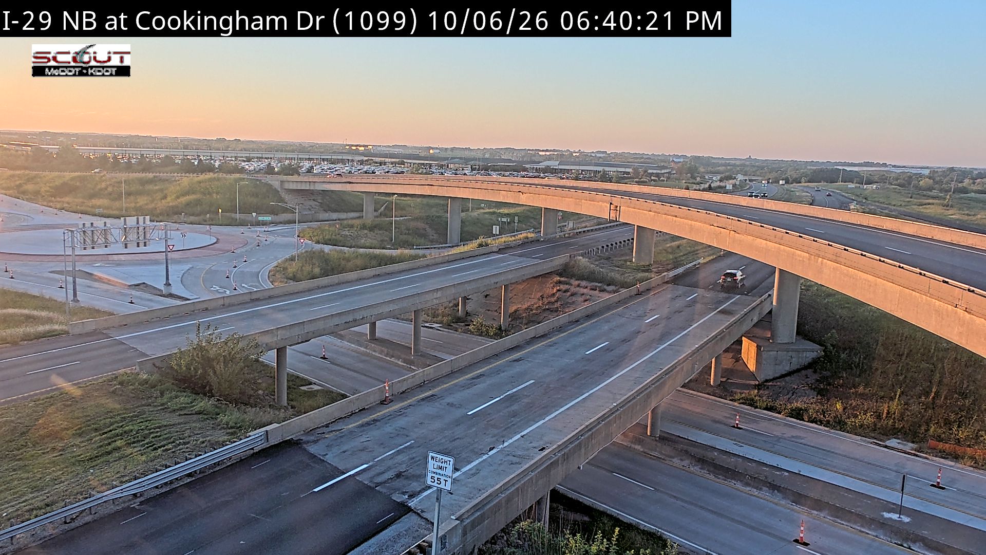 I-29 N @ Cookingham Drive live camera view