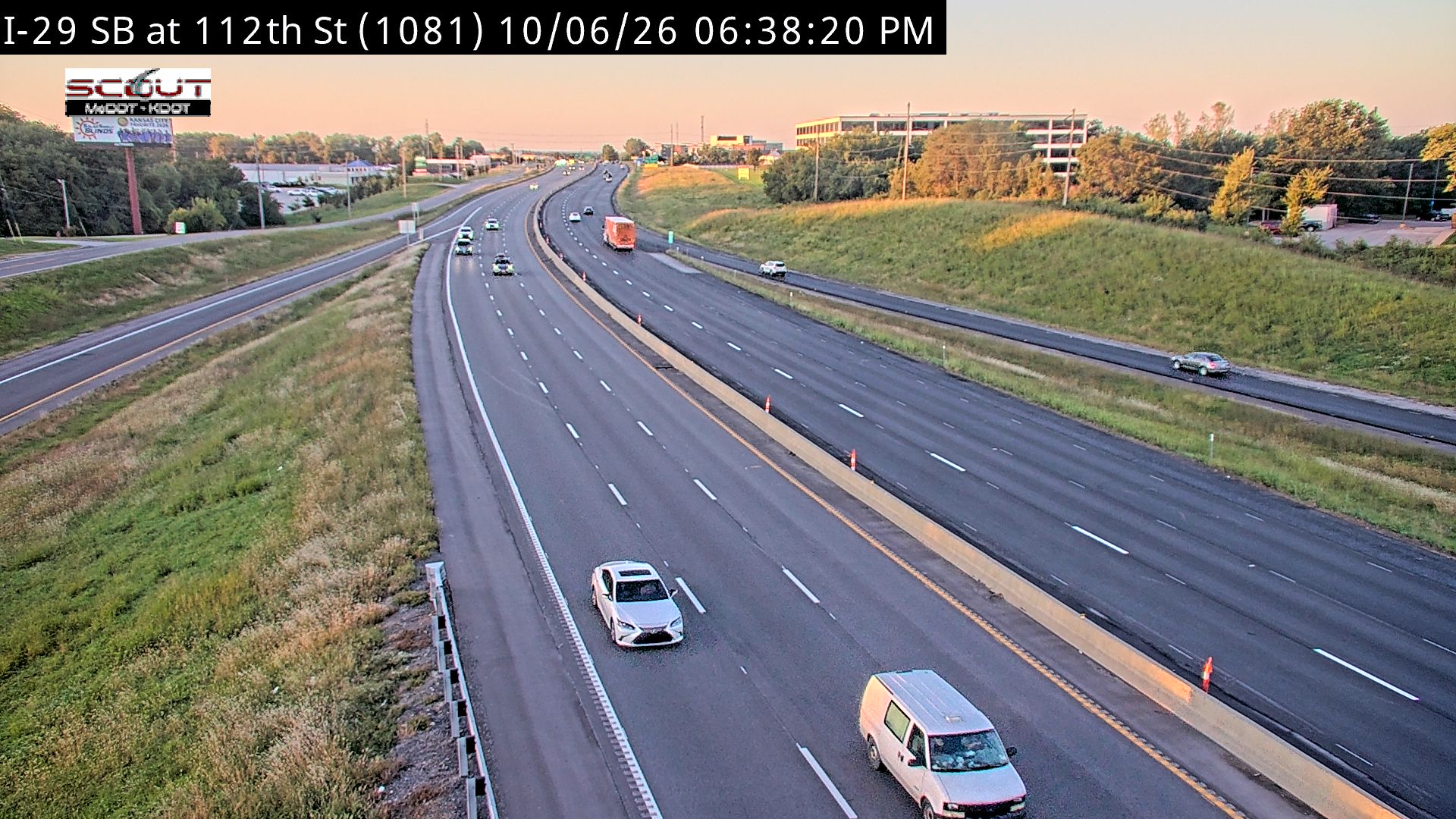 I-29 S @ 112th Street live camera view