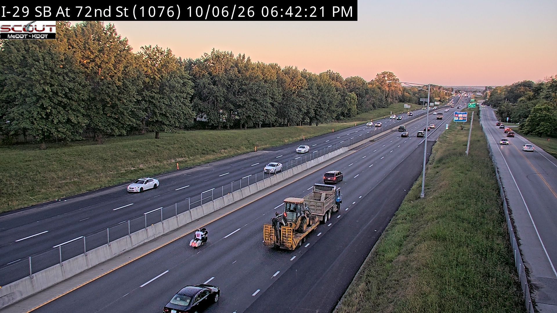 I-29 S @ 72nd Street live camera view
