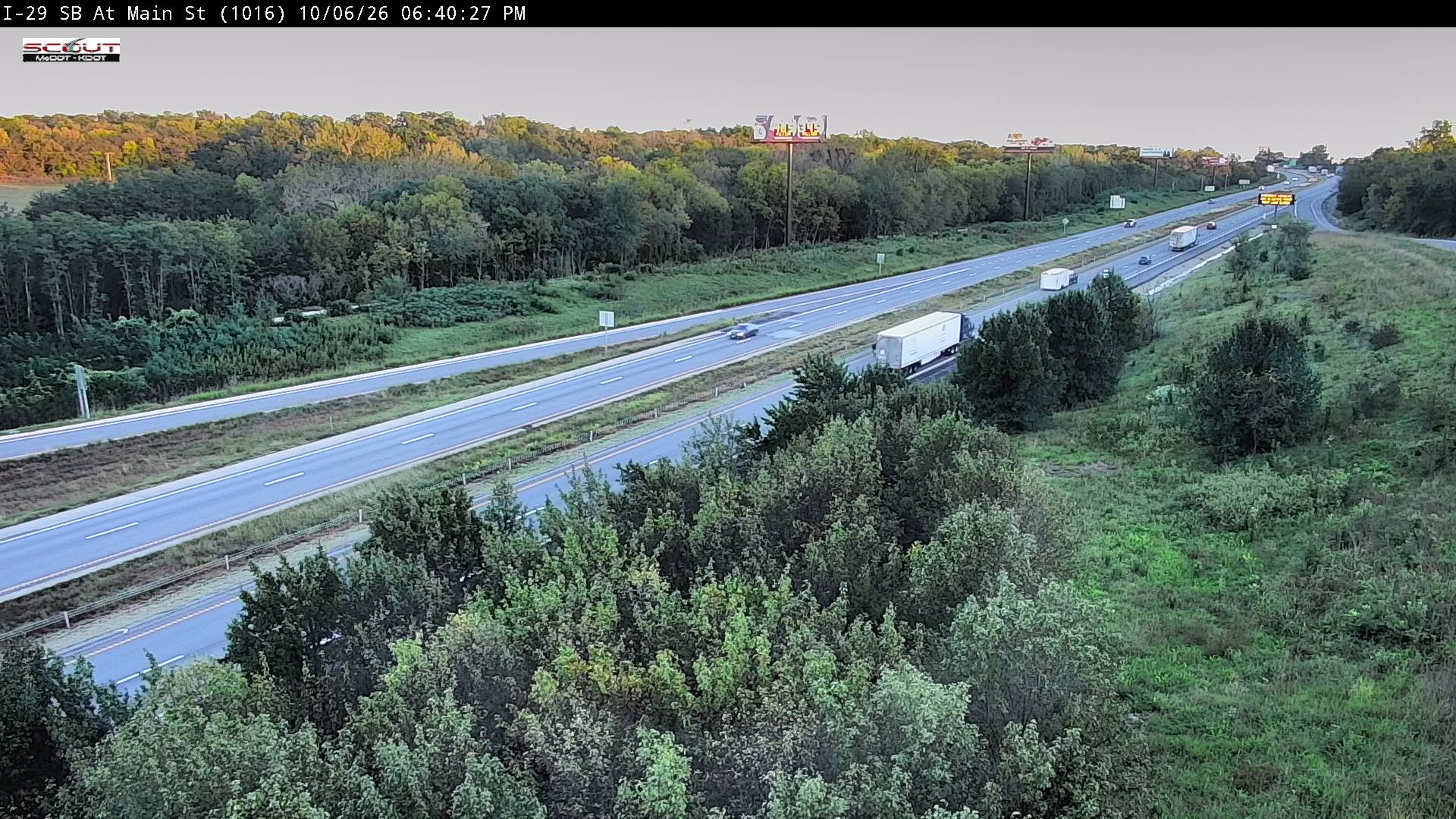 I-29 S @ at MAIN ST live camera view