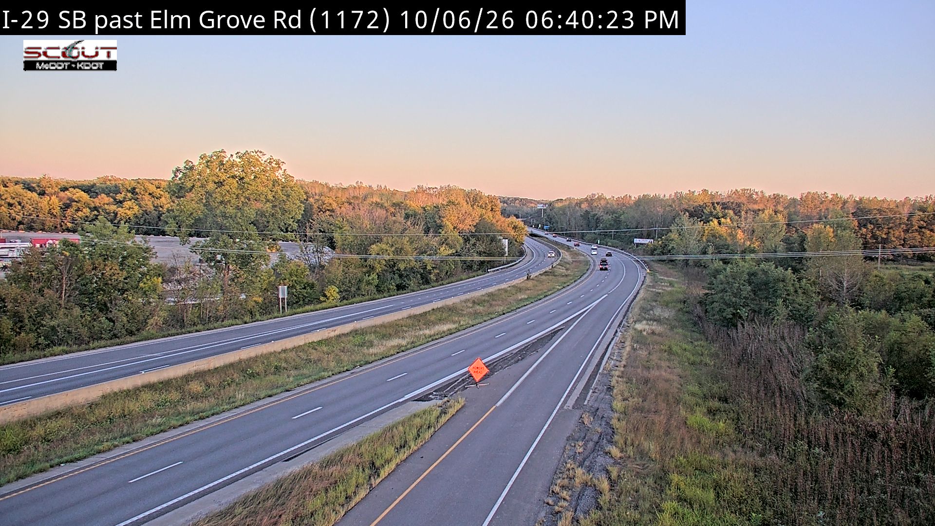 I-29 SB @ Elm Grove Rd live camera view