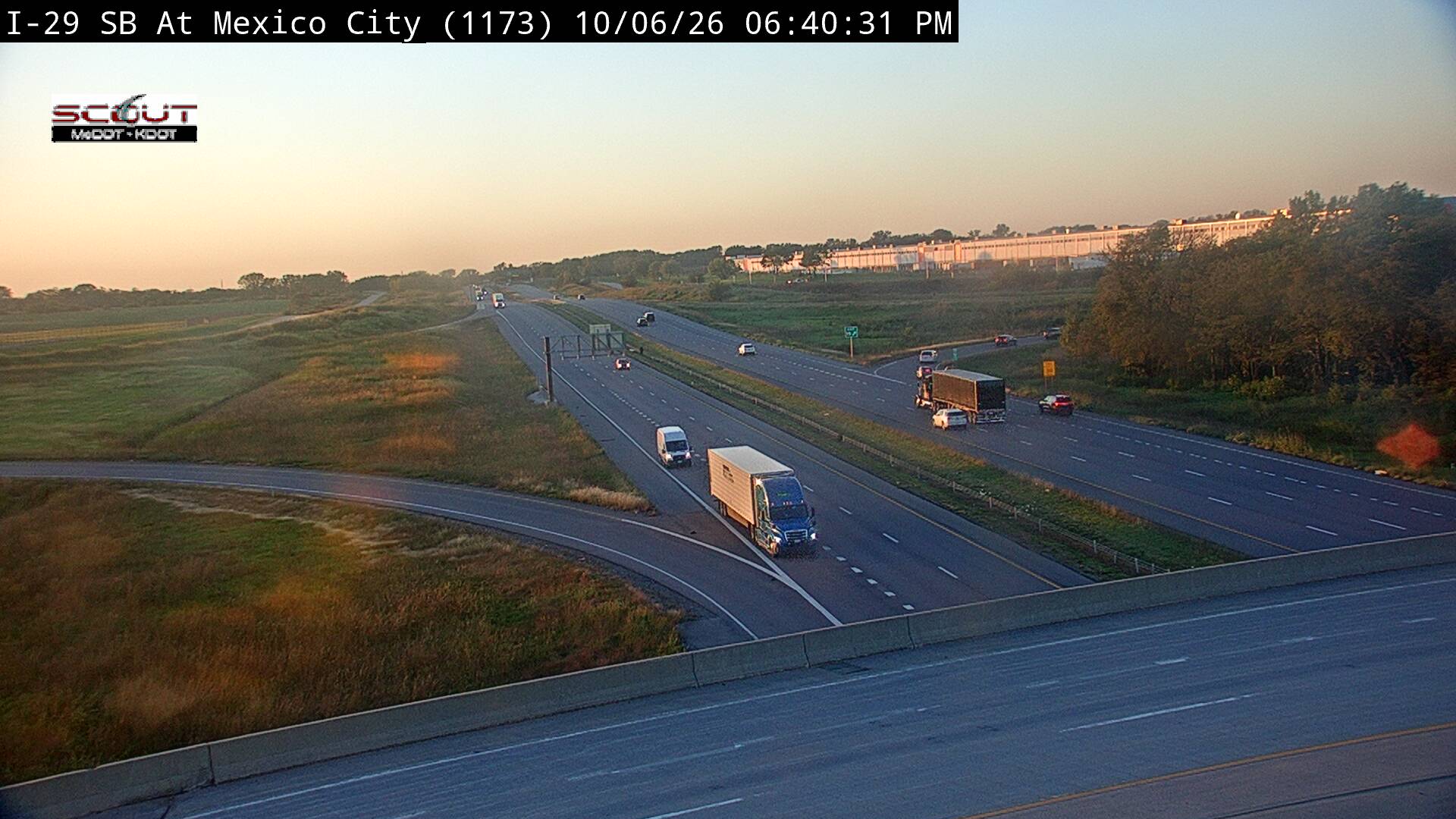 I-29 SB @ Mexico City live camera view