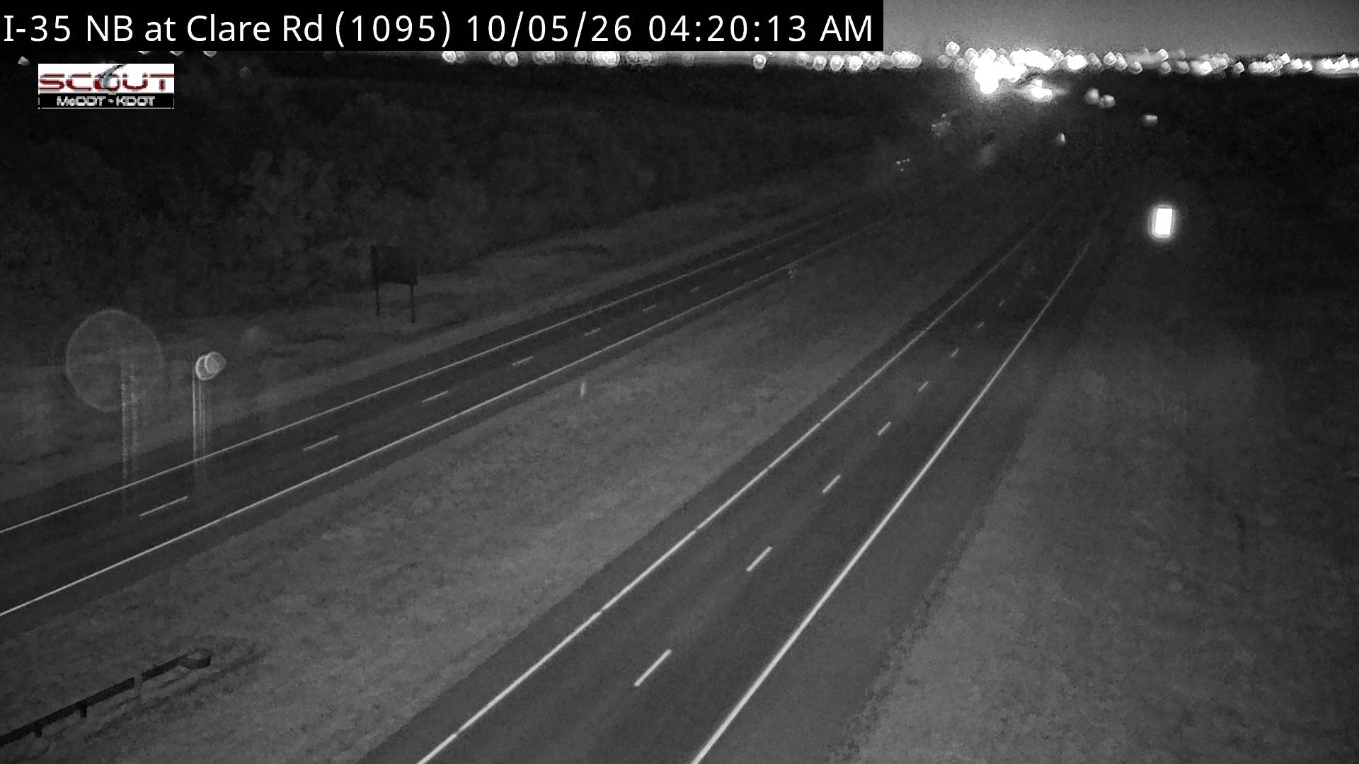 I-35 N @ Clare Road live camera view