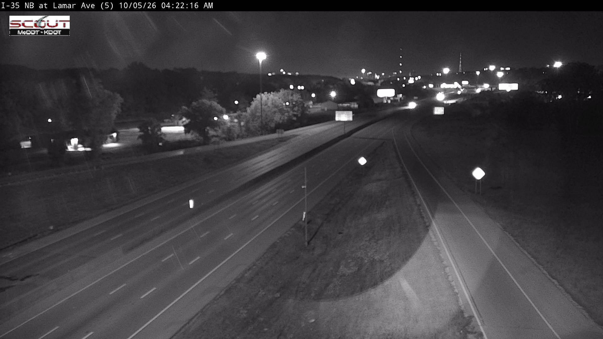 I-35 N @ Lamar Ave live camera view