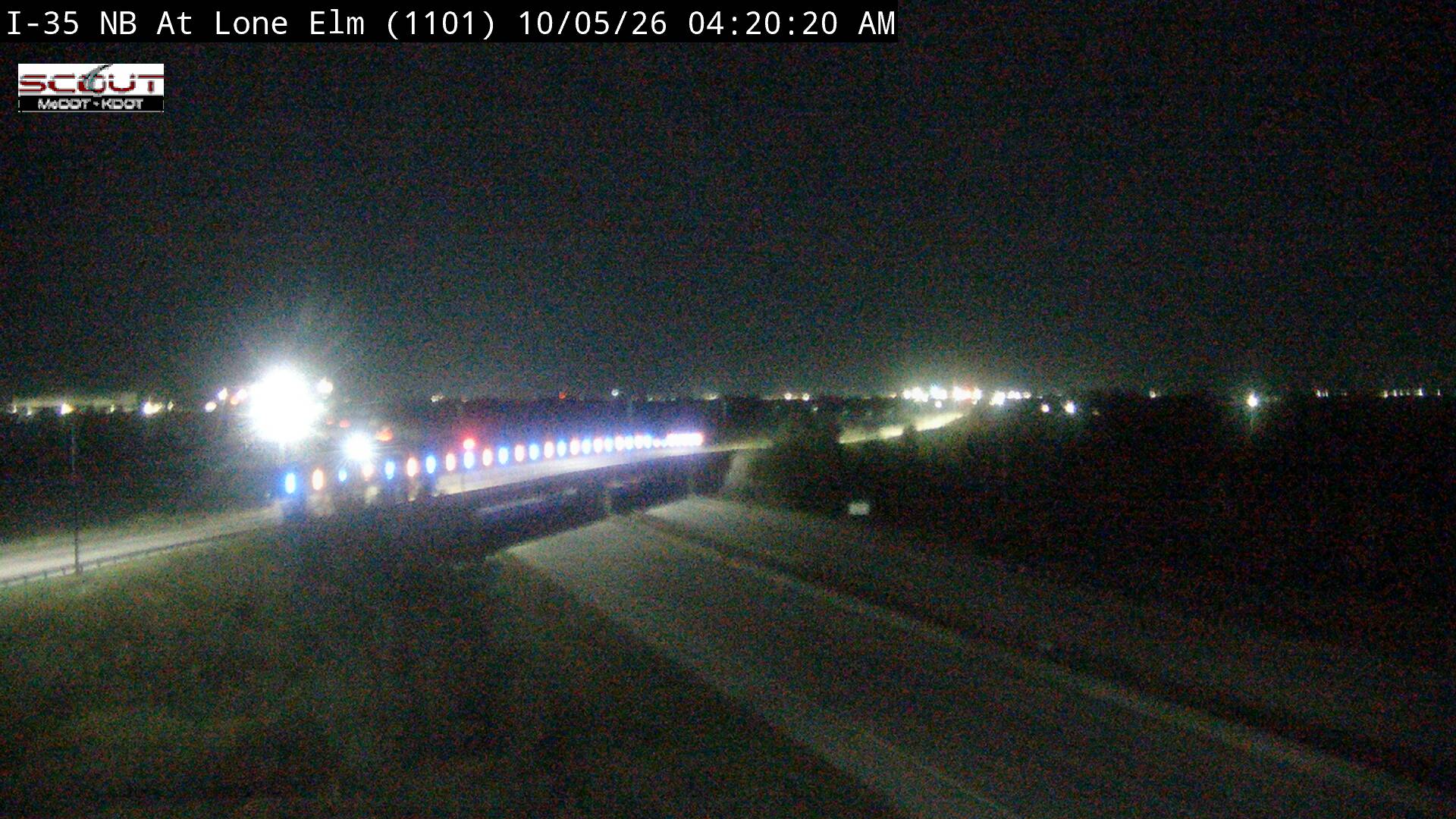 I-35 N @ Lone Elm Road live camera view