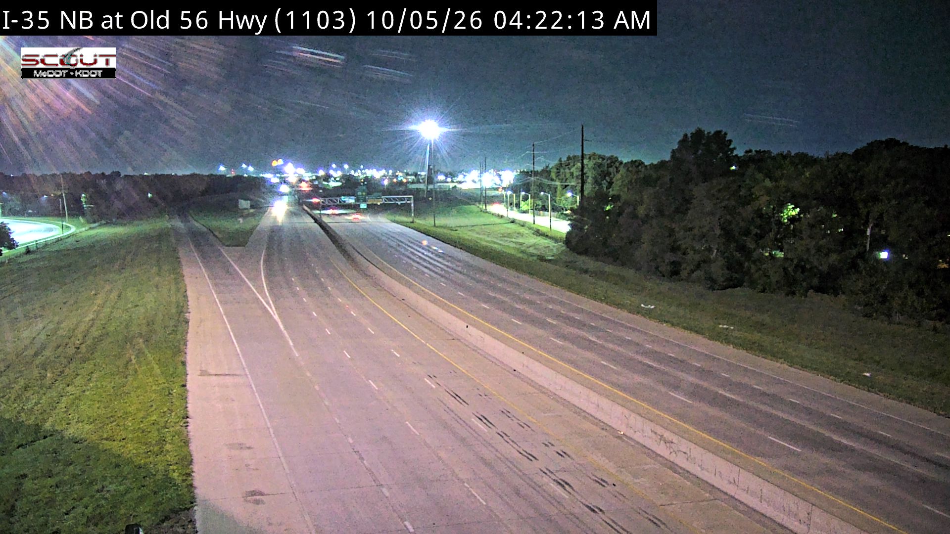 I-35 N @ Old 56 Hwy live camera view