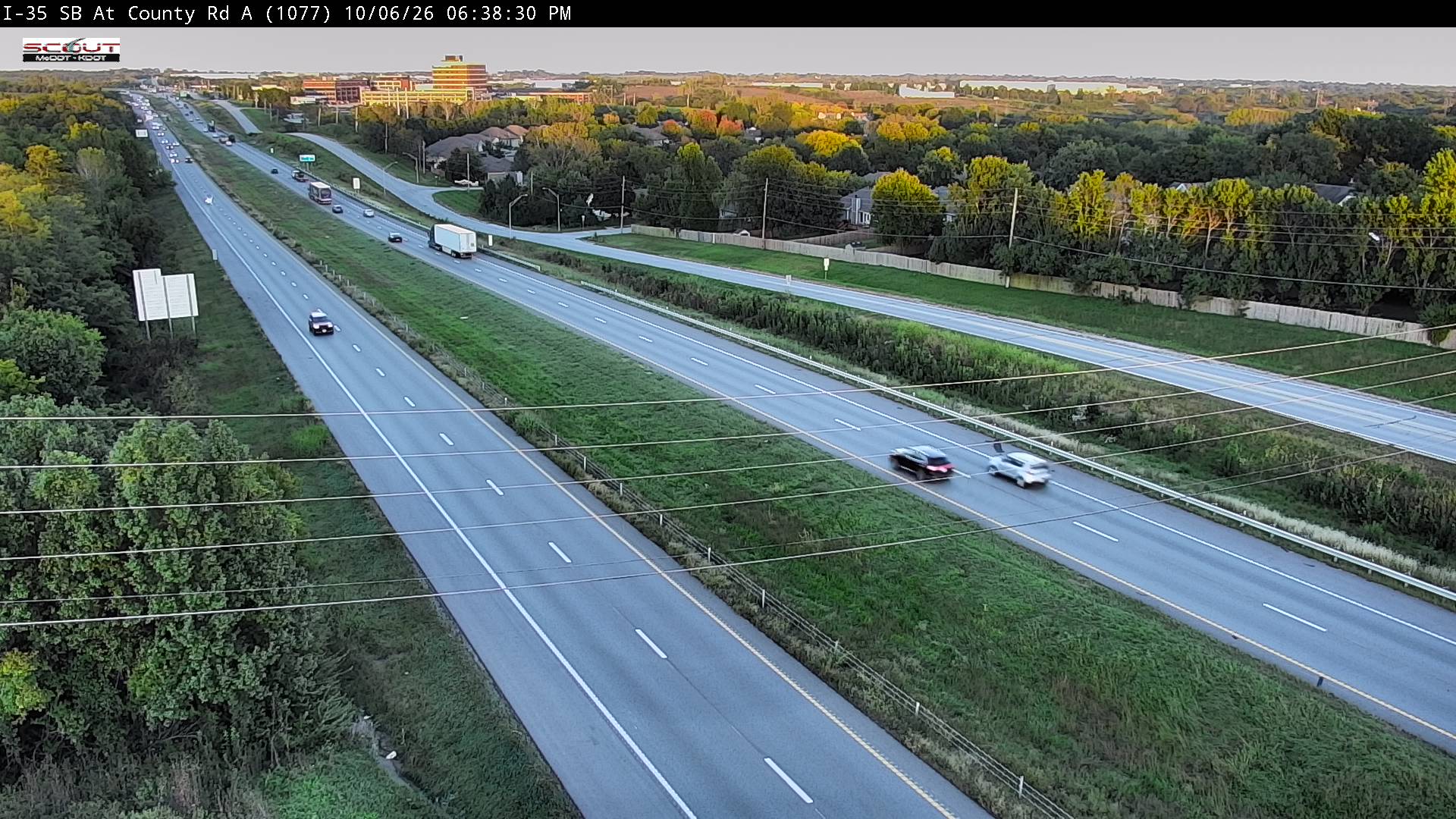 I-35 S @ County Road A live camera view