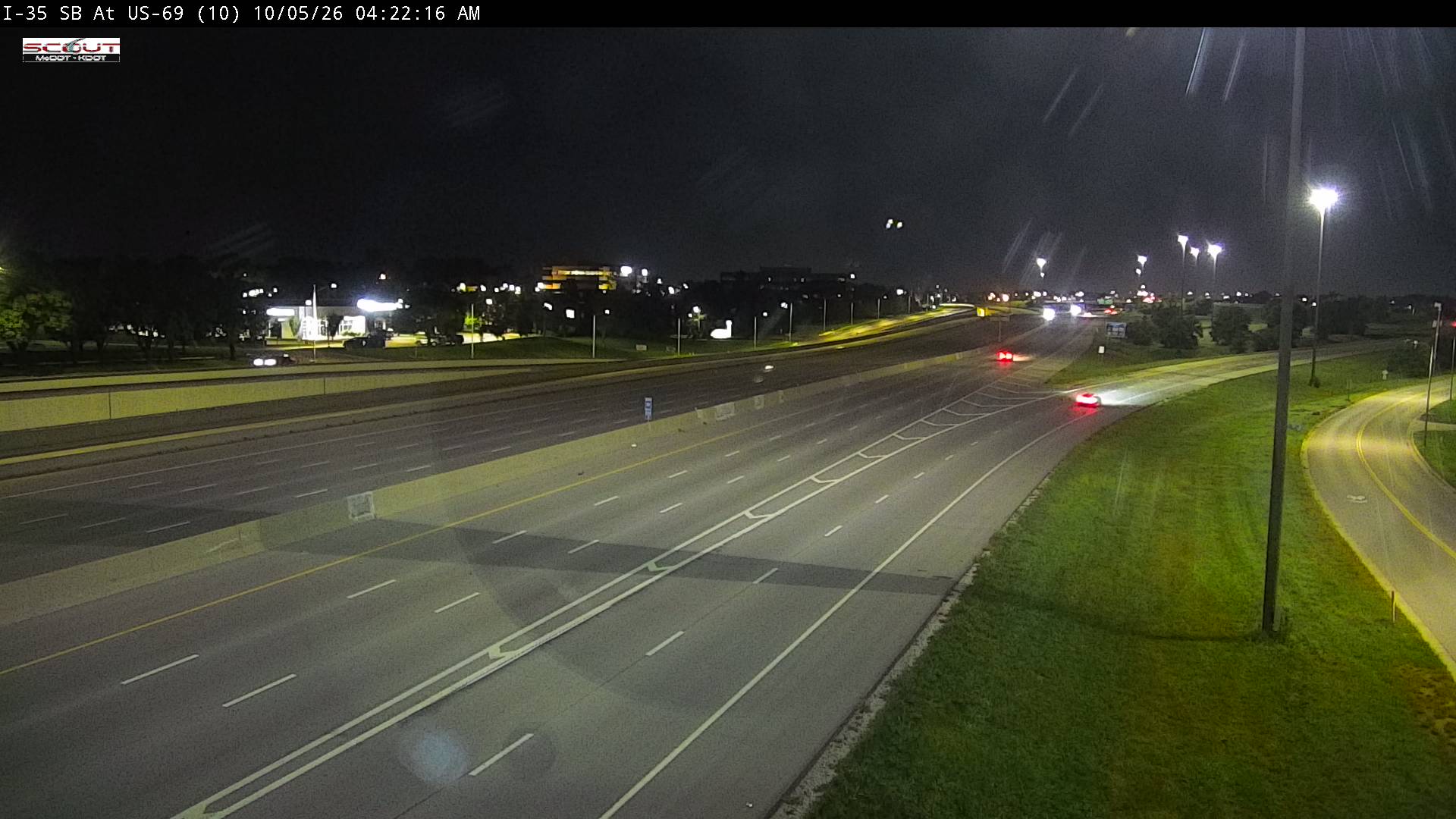 I-35 S @ HWY 69 live camera view