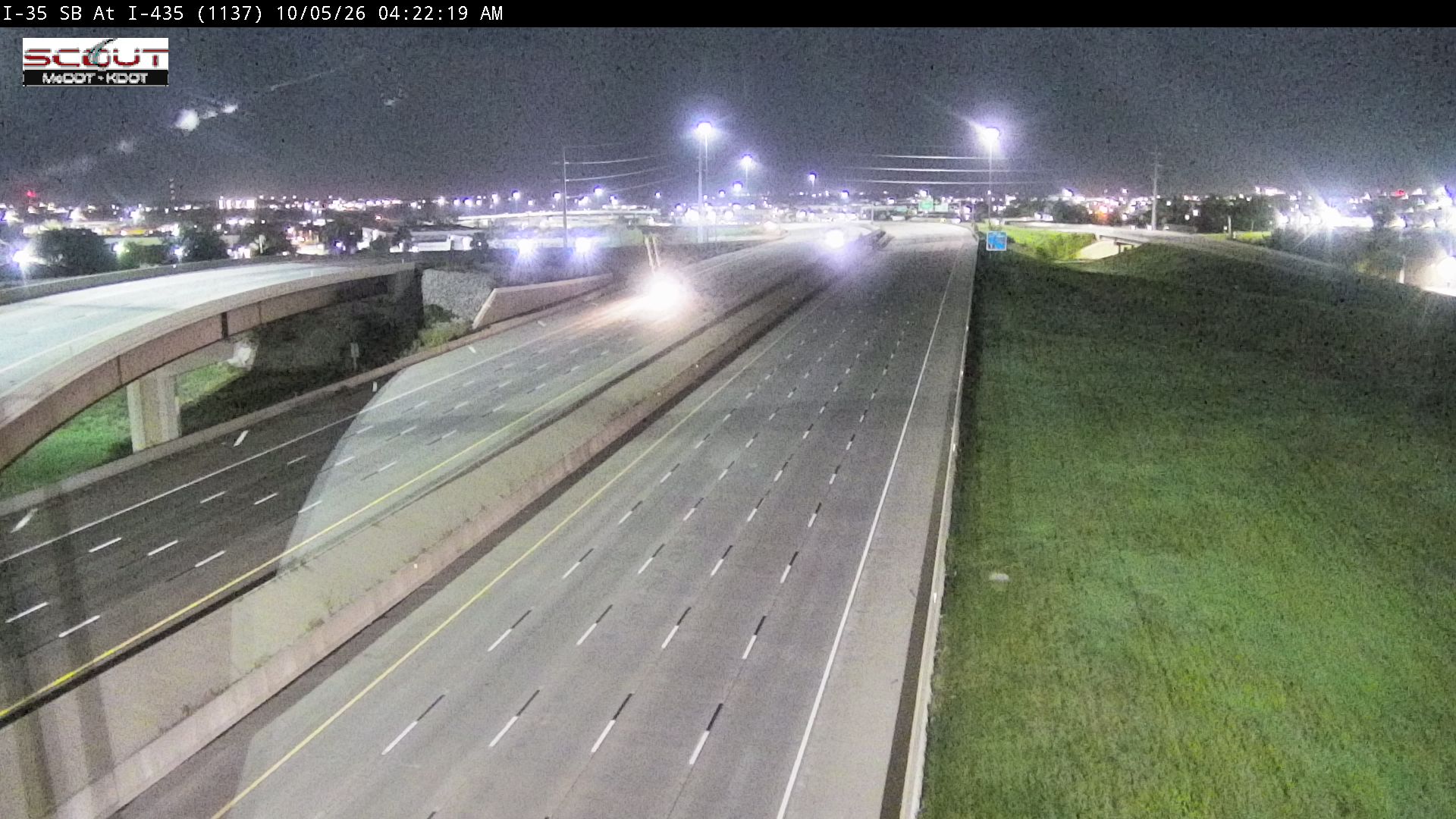 I-35 S @ I-435 live camera view