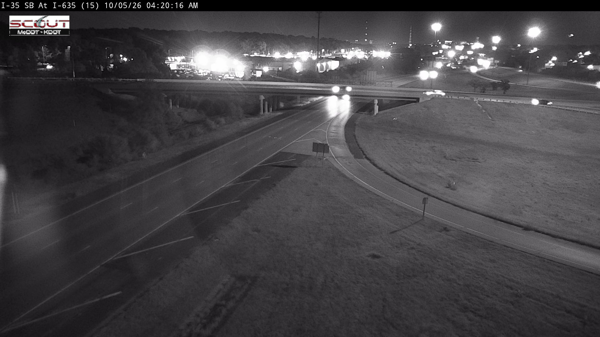 I-35 S @ I-635 live camera view