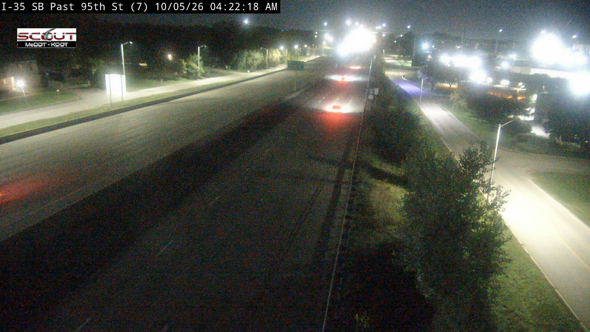 I-35 S @ S of 95TH ST live camera view
