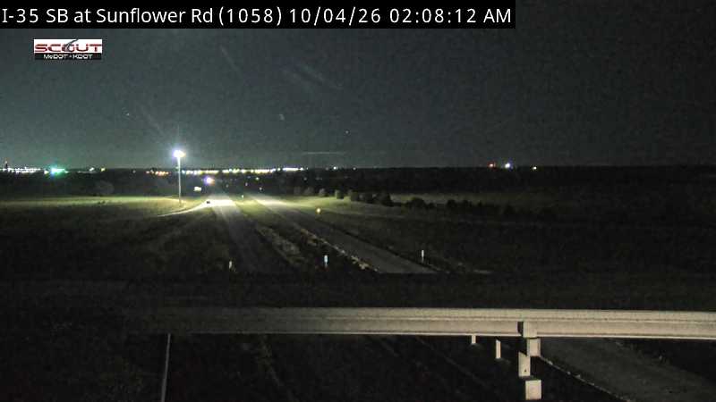 I-35 S @ Sunflower Road live camera view