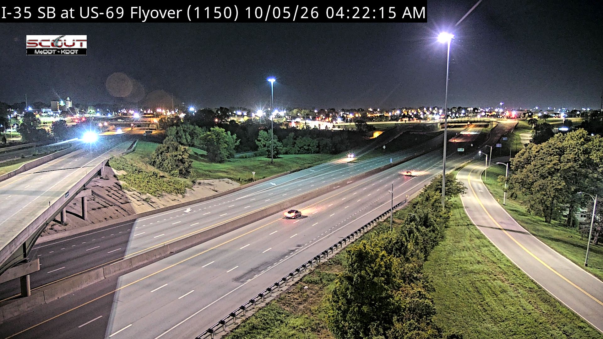 I-35 S @ US-69 Flyover live camera view