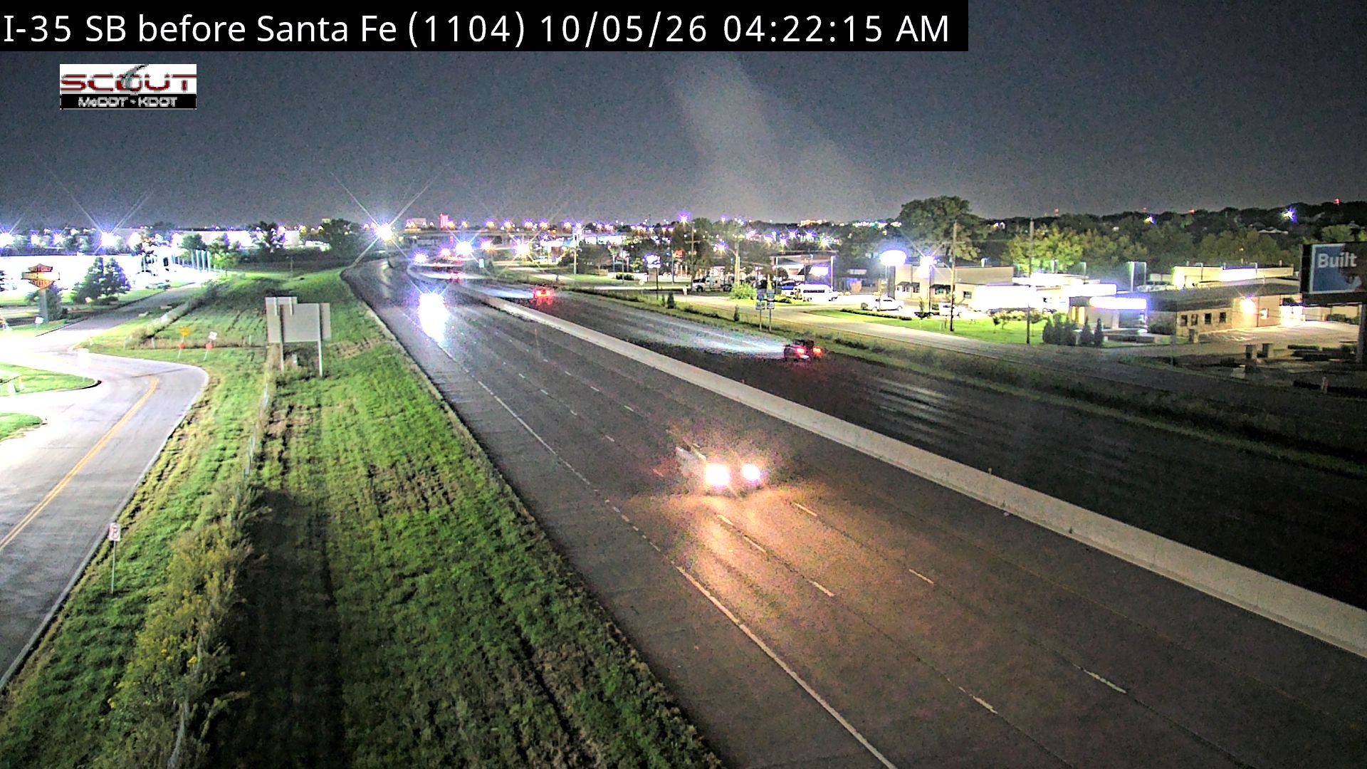 I-35 S Before Santa FE live camera view