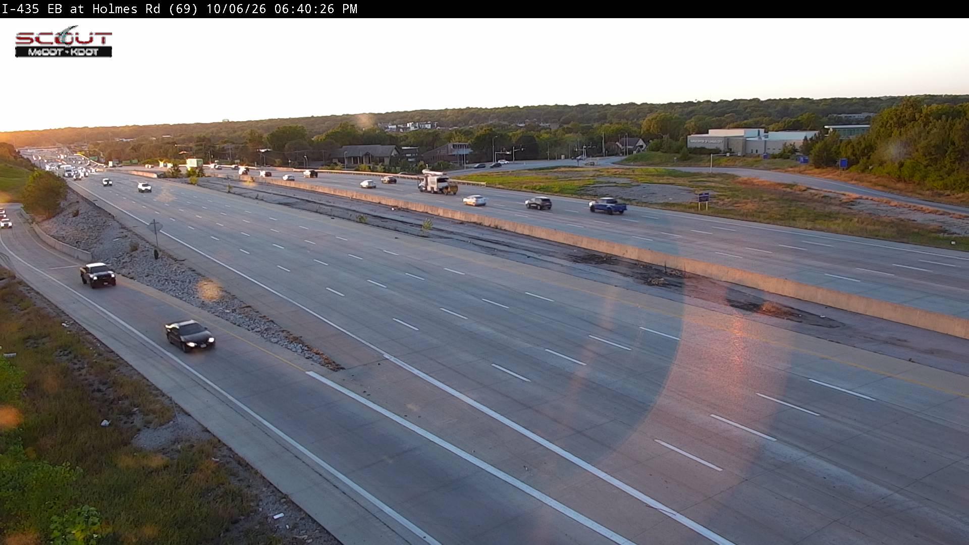 I-435 E @ Holmes Rd live camera view