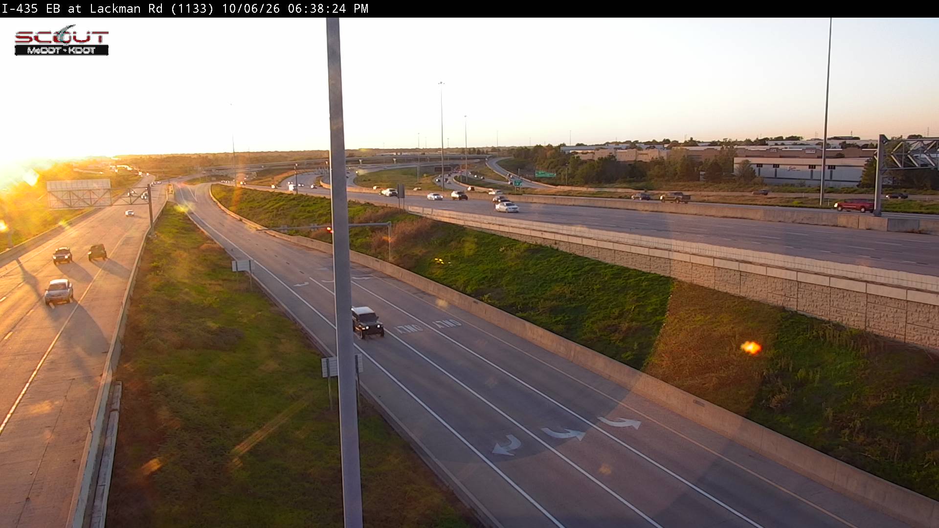 I-435 E @ Lackman Road live camera view
