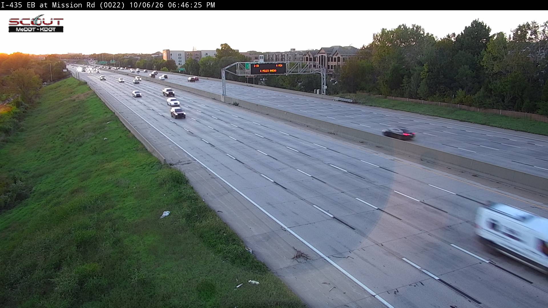 I-435 E @ Mission Rd live camera view