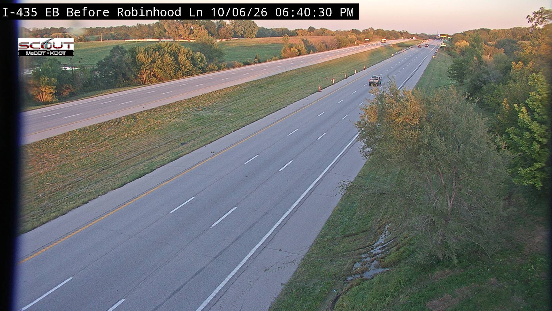 I-435 E Before Robinhood Lane live camera view