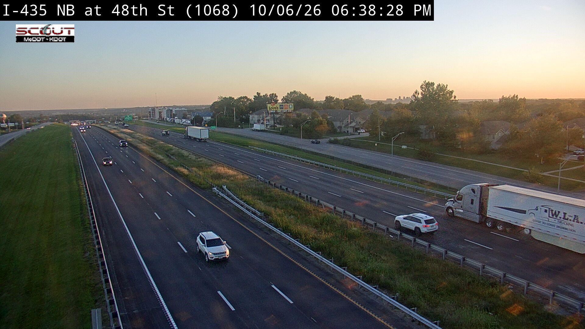 I-435 N @ at 48th St live camera view