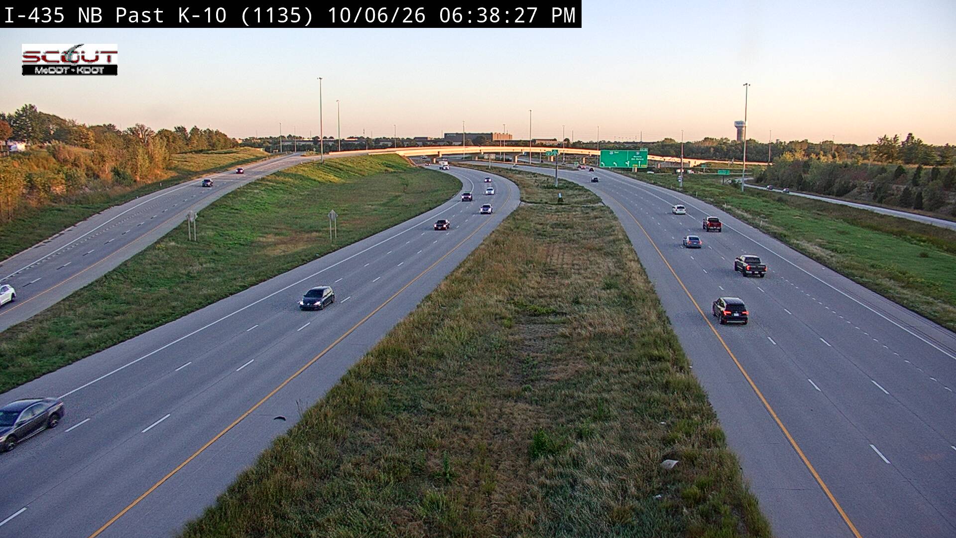 I-435 N @ North of K-10 live camera view