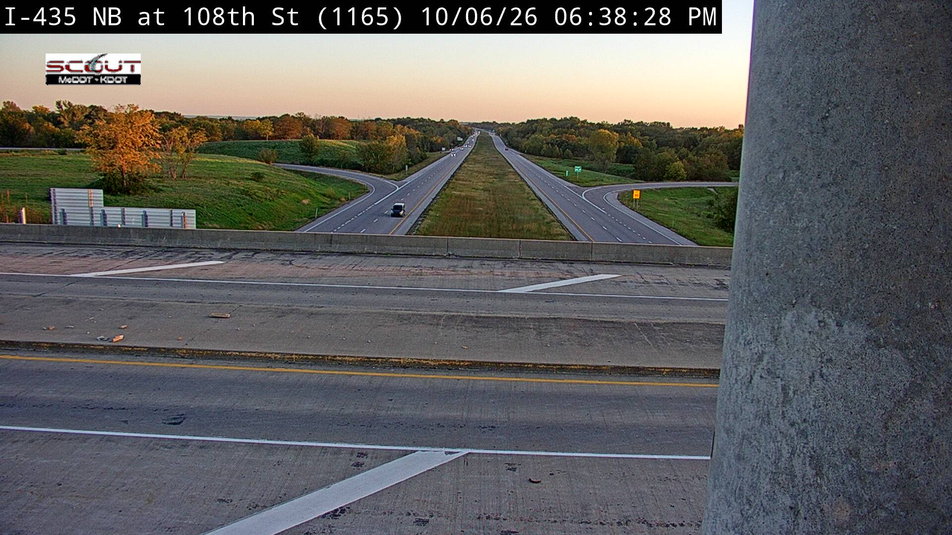 I-435 NB @ 108th St live camera view